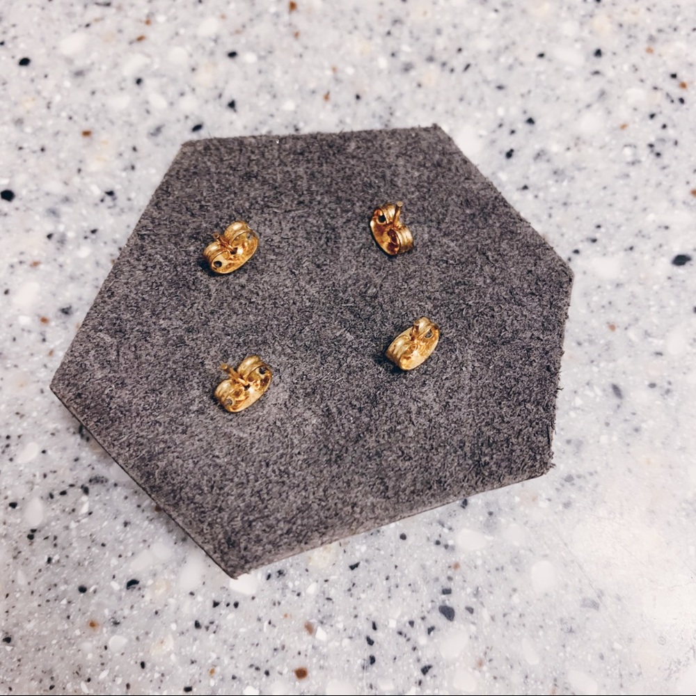 Gemstone Post Earrings - Picture 2 of 2